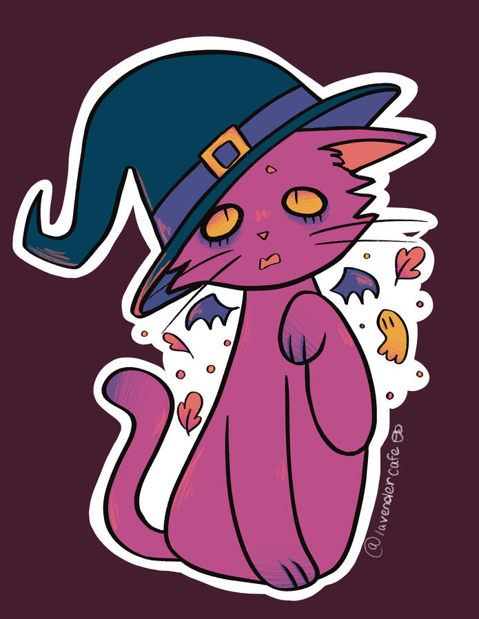 Witch Hat Cat Witch Hat Cat
